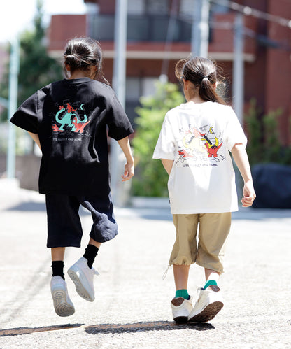 《環境配慮素材》*SUPER-KIKI コラボ*オーガニックオーガニックコットン 子供の権利 TEE［100-145cm］