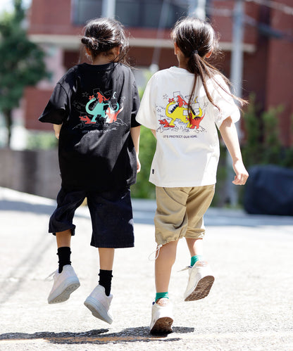《環境配慮素材》*SUPER-KIKI コラボ*オーガニックオーガニックコットン 子供の権利 TEE［100-145cm］