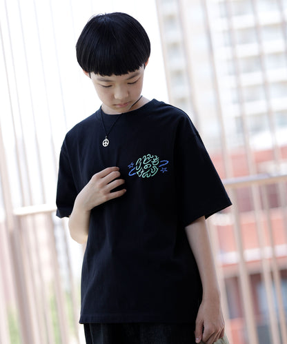 《環境配慮素材》*SUPER-KIKI コラボ*オーガニックオーガニックコットン 子供の権利 TEE［100-145cm］