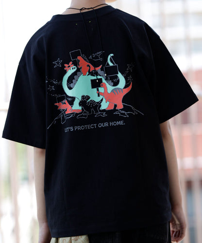 《環境配慮素材》*SUPER-KIKI コラボ*オーガニックオーガニックコットン 子供の権利 TEE［100-145cm］