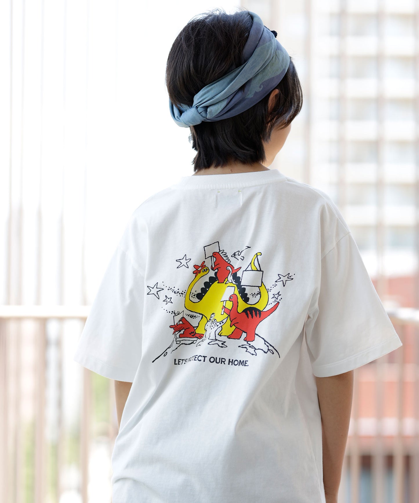 《環境配慮素材》*SUPER-KIKI コラボ*オーガニックオーガニックコットン 子供の権利 TEE［100-145cm］