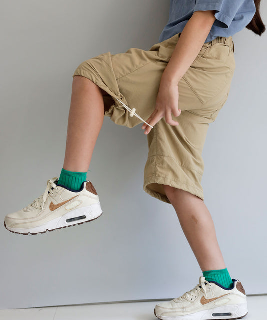 《環境配慮素材》UV Re:NYLON QUARTER LENGTH UVカット 撥水 透湿［145-175cm］