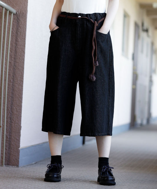 《環境配慮素材》Co/Li DENIM QUARTER LENGTH［145-175cm］