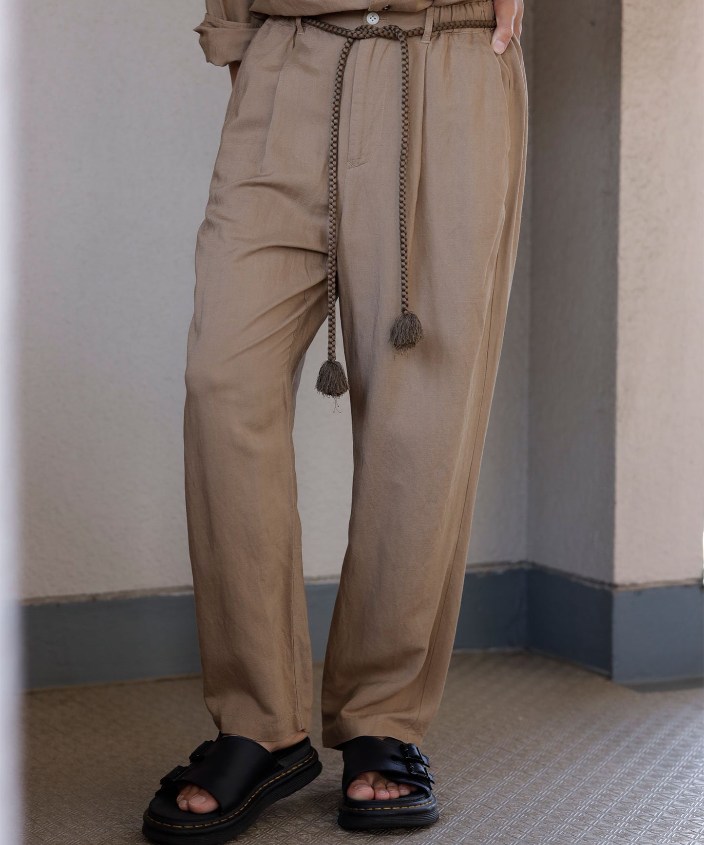 《環境配慮素材》Li/Ry CREW PANTS