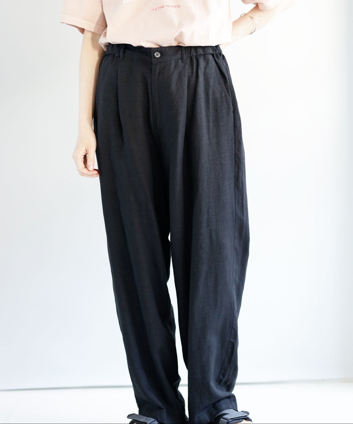 《環境配慮素材》Li/Ry CREW PANTS