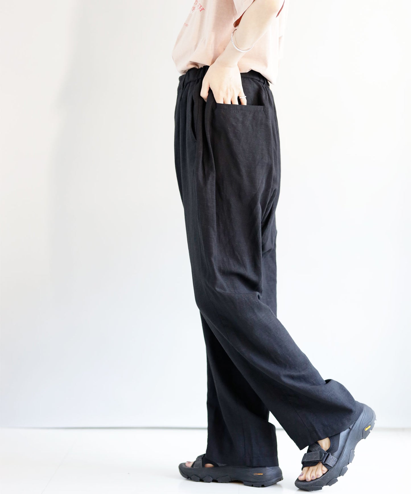 《環境配慮素材》Li/Ry CREW PANTS