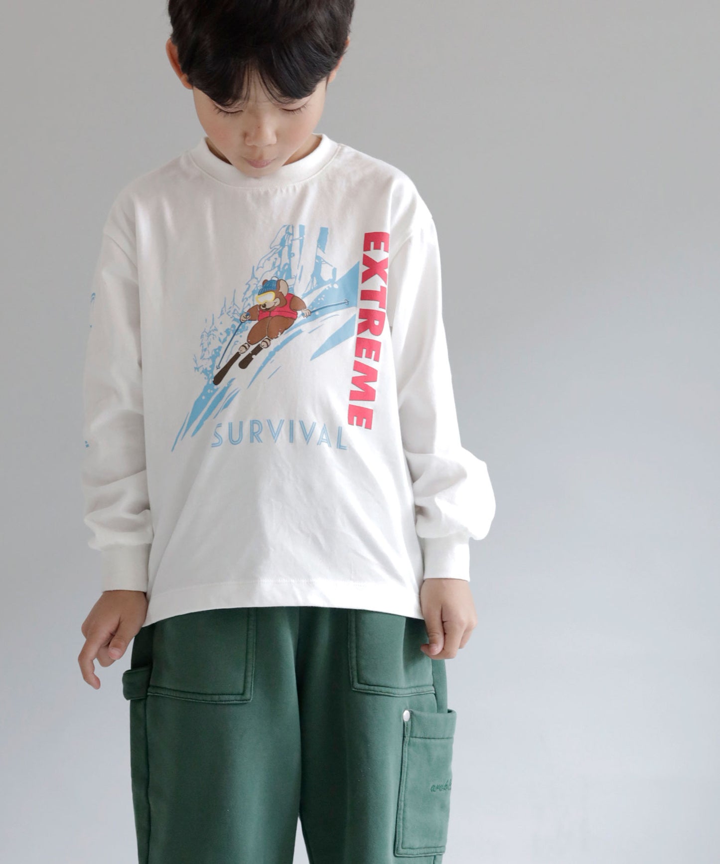 《環境配慮素材》OG NAKKIE L/S TEE［85-145cm］