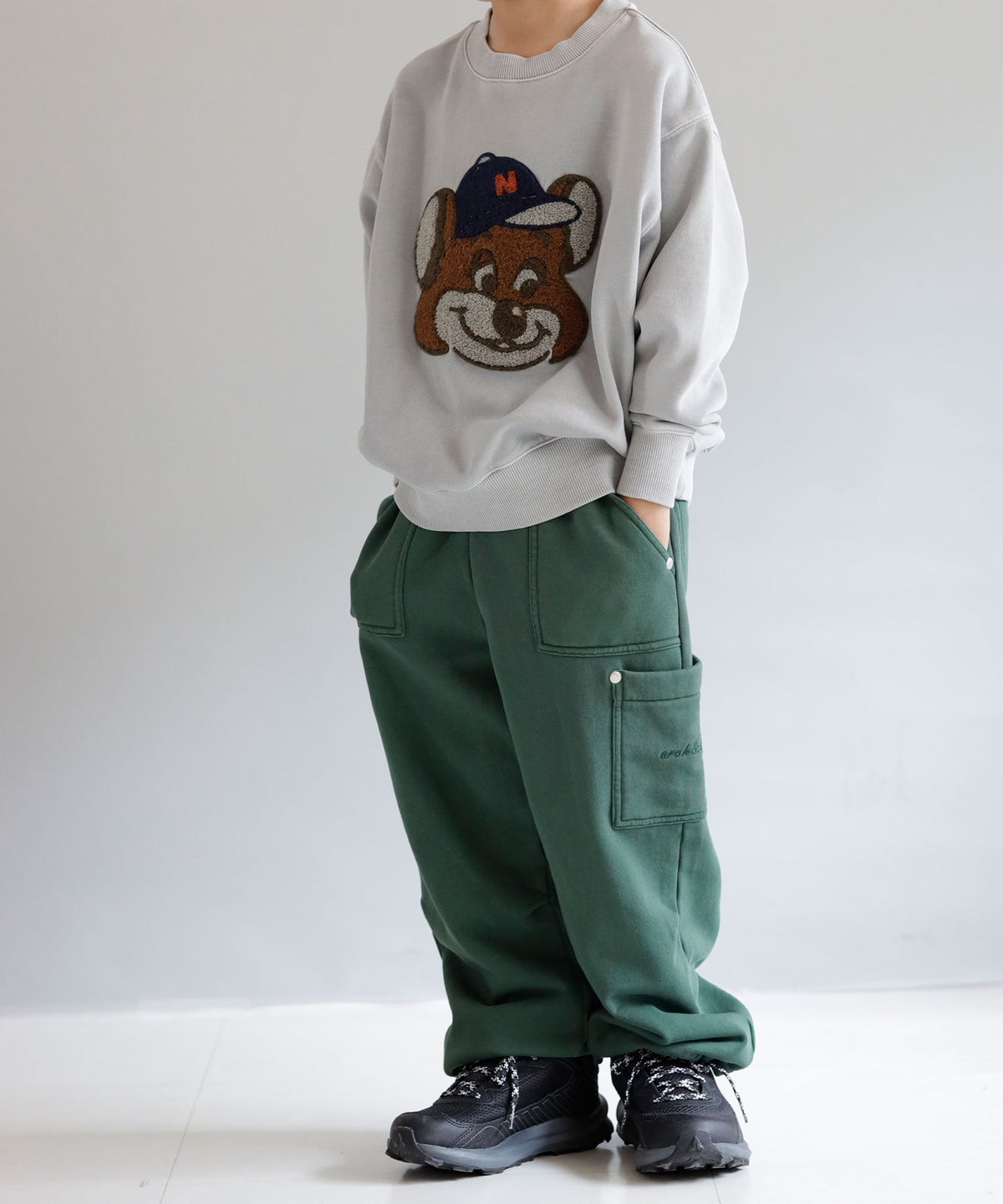 《環境配慮素材》OG NAKKIE TERRY LOOP VINTAGE DYE  SWEATSHIRT［85-145cm］