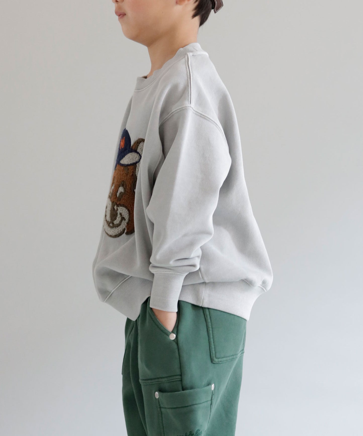 《環境配慮素材》OG NAKKIE TERRY LOOP VINTAGE DYE  SWEATSHIRT［85-145cm］
