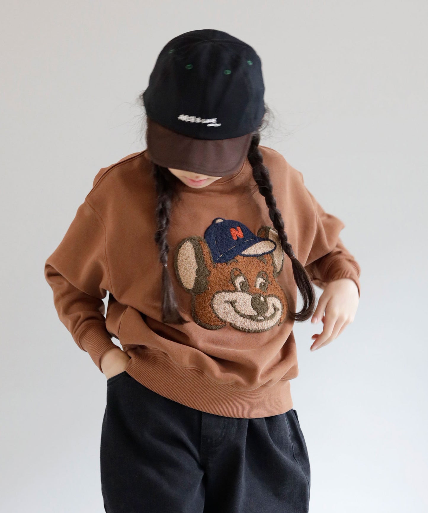 《環境配慮素材》OG NAKKIE TERRY LOOP VINTAGE DYE  SWEATSHIRT［85-145cm］