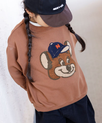 《環境配慮素材》OG NAKKIE TERRY LOOP VINTAGE DYE  SWEATSHIRT［85-145cm］