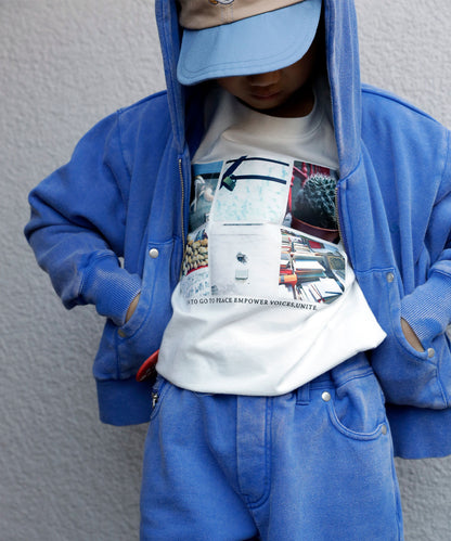 《環境配慮素材》OG TERRY LOOP CLOUDY DYE PARKA［85-145cm］セットアップ対応