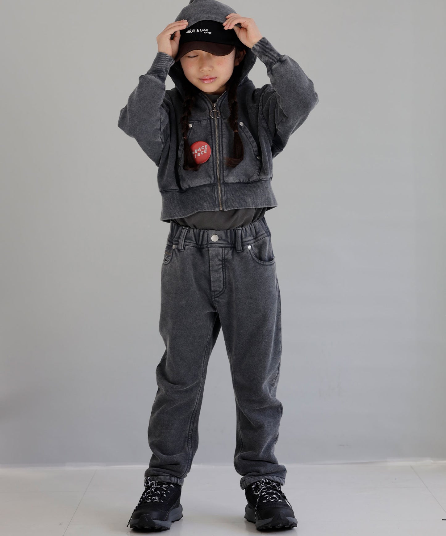 《環境配慮素材》OG TERRY LOOP CLOUDY DYE PARKA［85-145cm］セットアップ対応