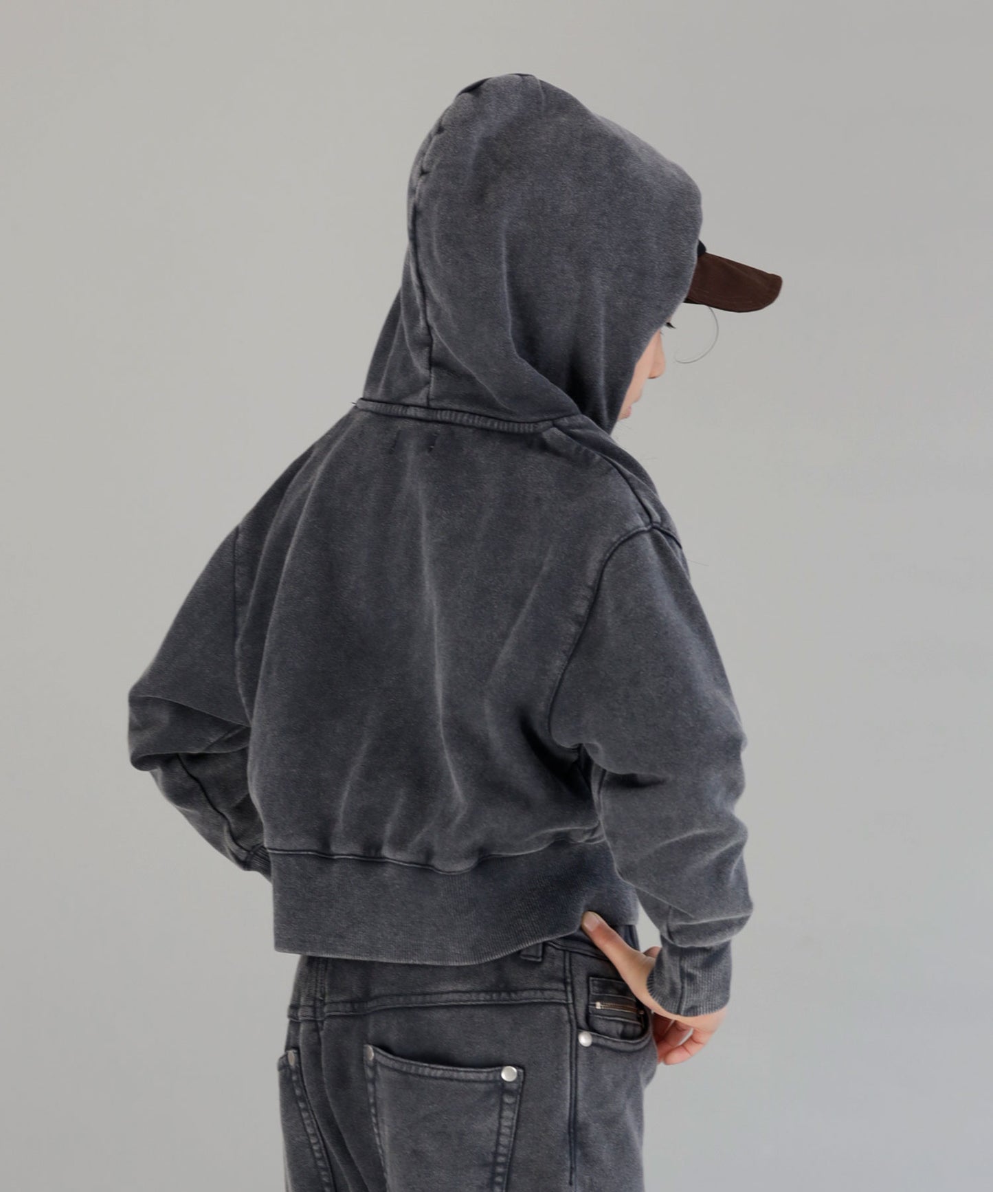 《環境配慮素材》OG TERRY LOOP CLOUDY DYE PARKA［85-145cm］セットアップ対応