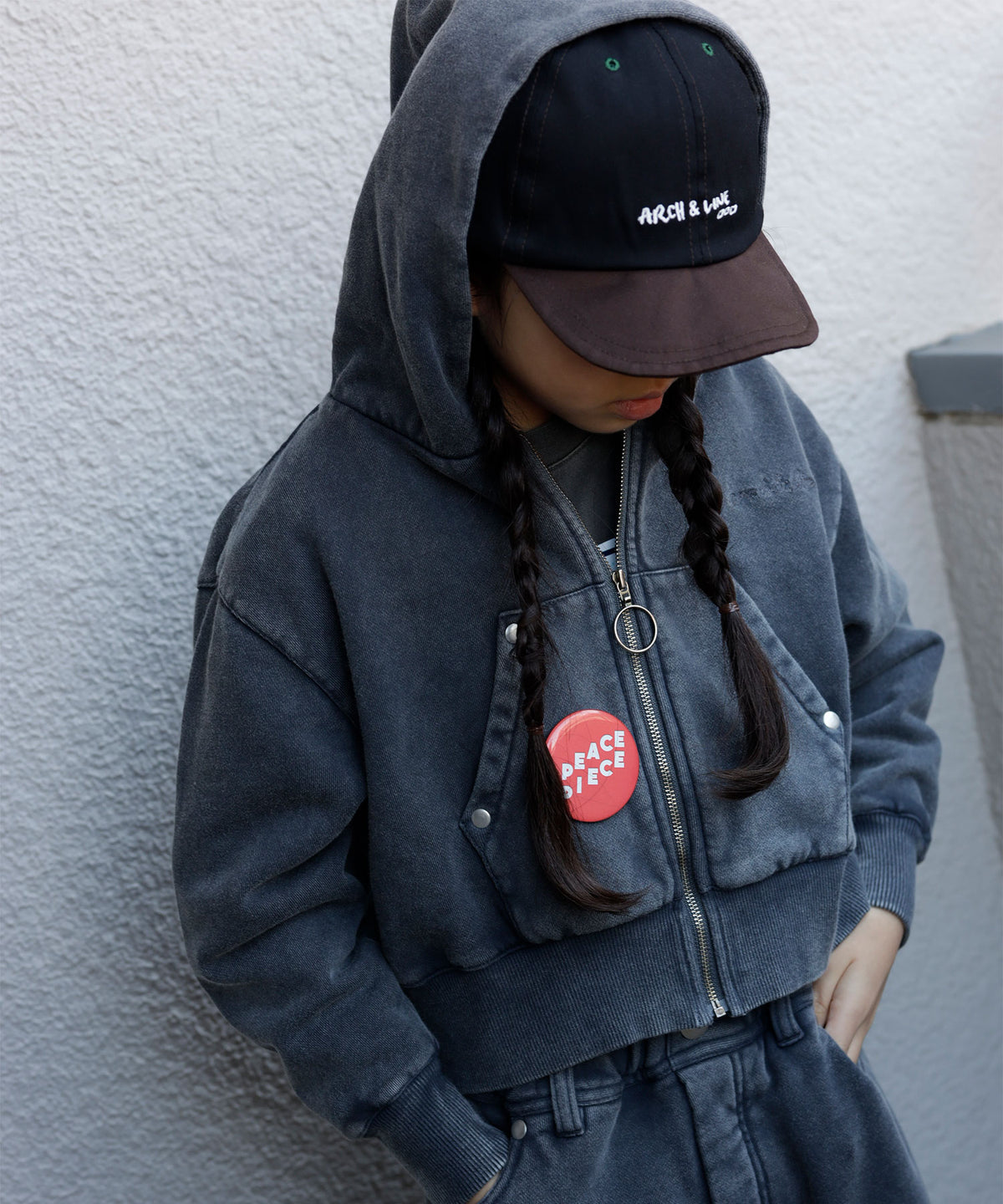 《環境配慮素材》OG TERRY LOOP CLOUDY DYE PARKA［85-145cm］セットアップ対応