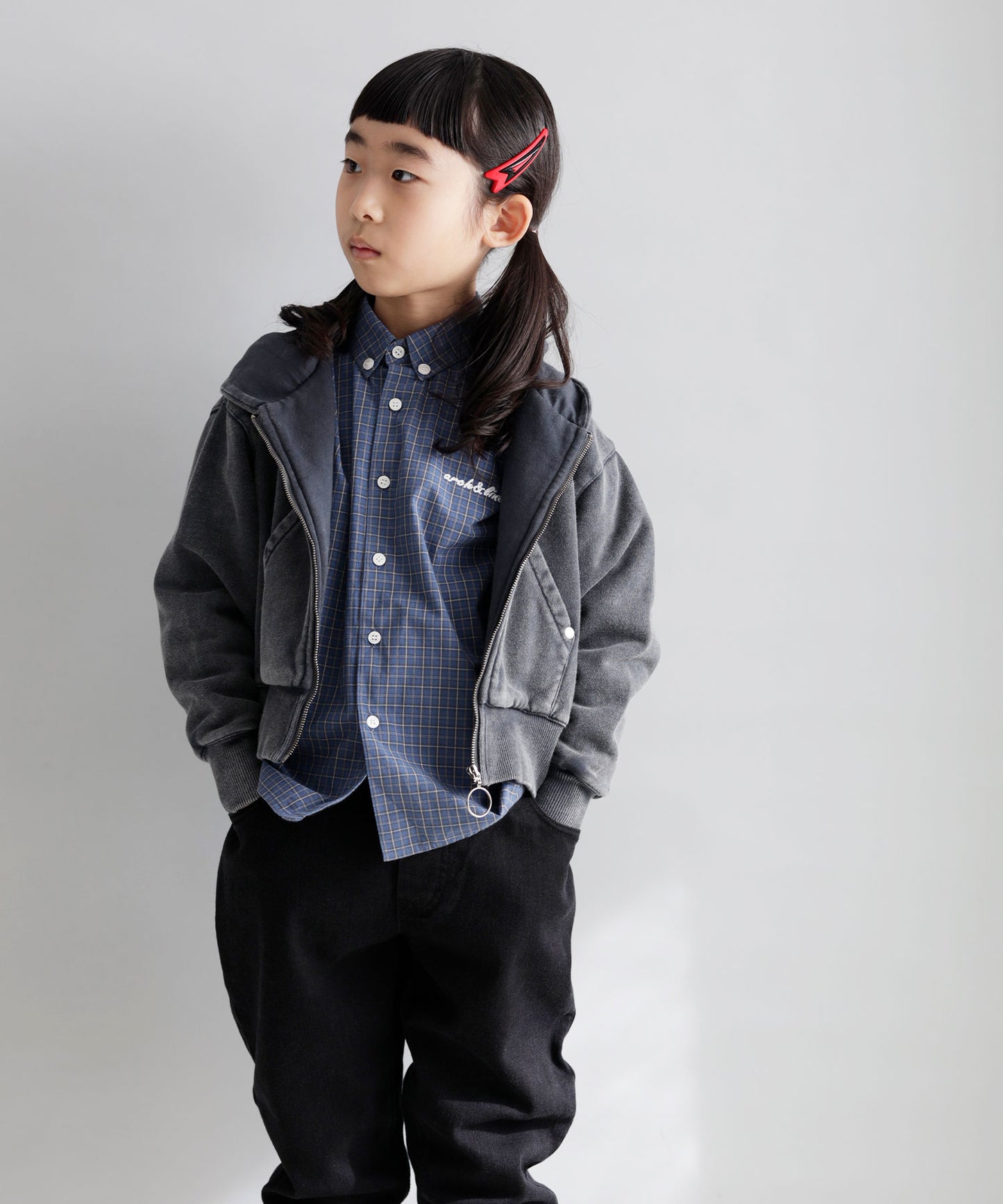 《環境配慮素材》OG TERRY LOOP CLOUDY DYE PARKA［85-145cm］セットアップ対応