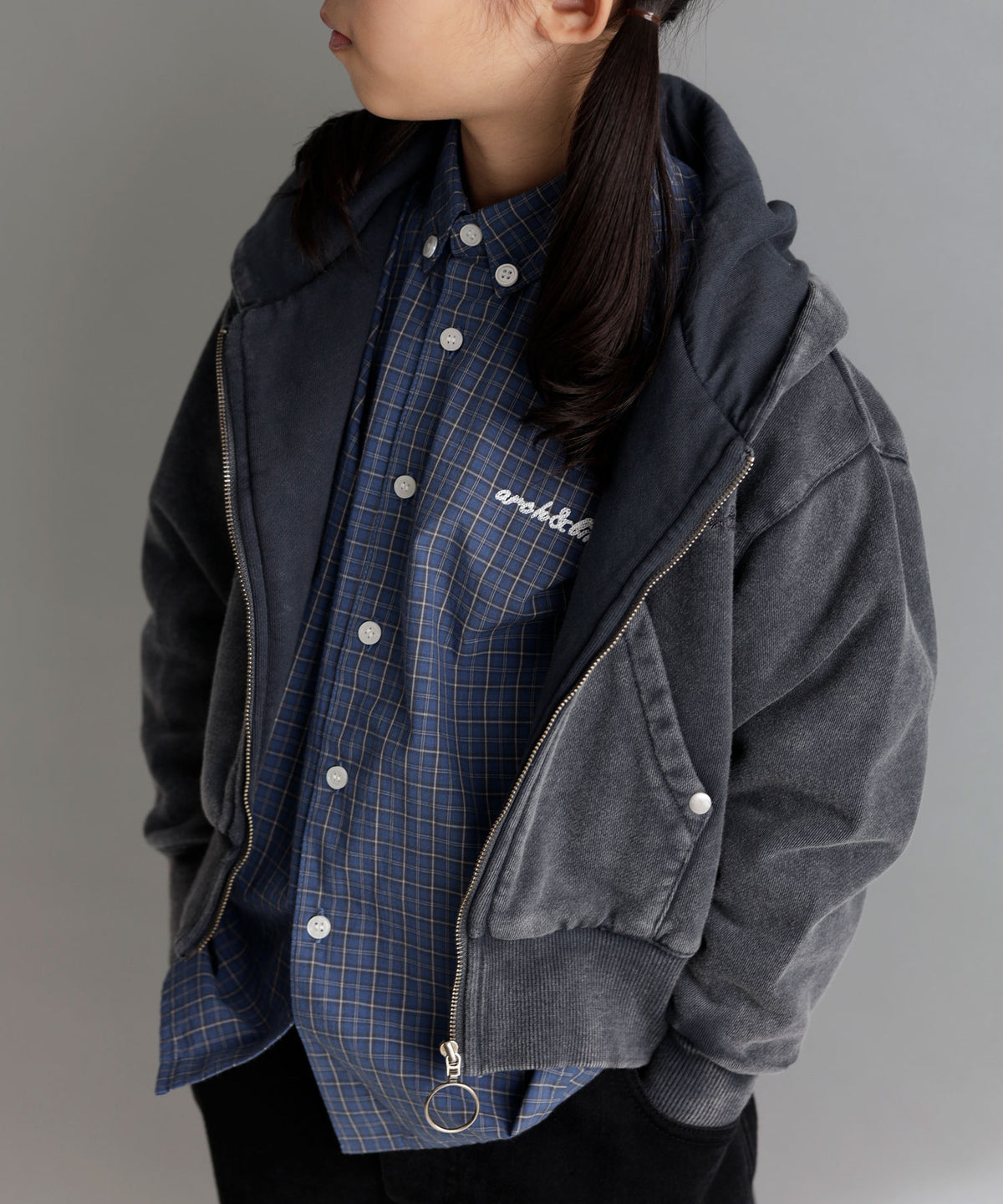 《環境配慮素材》OG TERRY LOOP CLOUDY DYE PARKA［85-145cm］セットアップ対応
