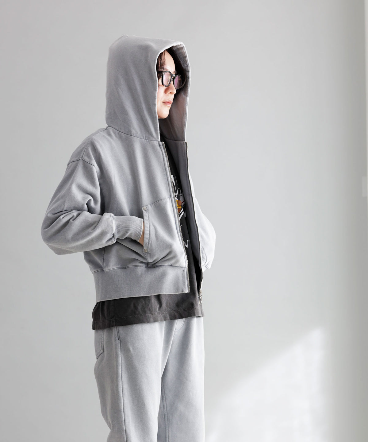 《環境配慮素材》OG TERRY LOOP CLOUDY DYE PARKA［85-145cm］セットアップ対応