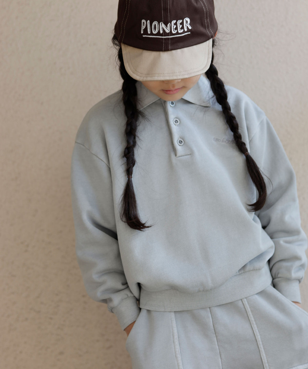《環境配慮素材》OG TERRY LOOP VINTAGE DYE  POLO［85-145cm］セットアップ対応