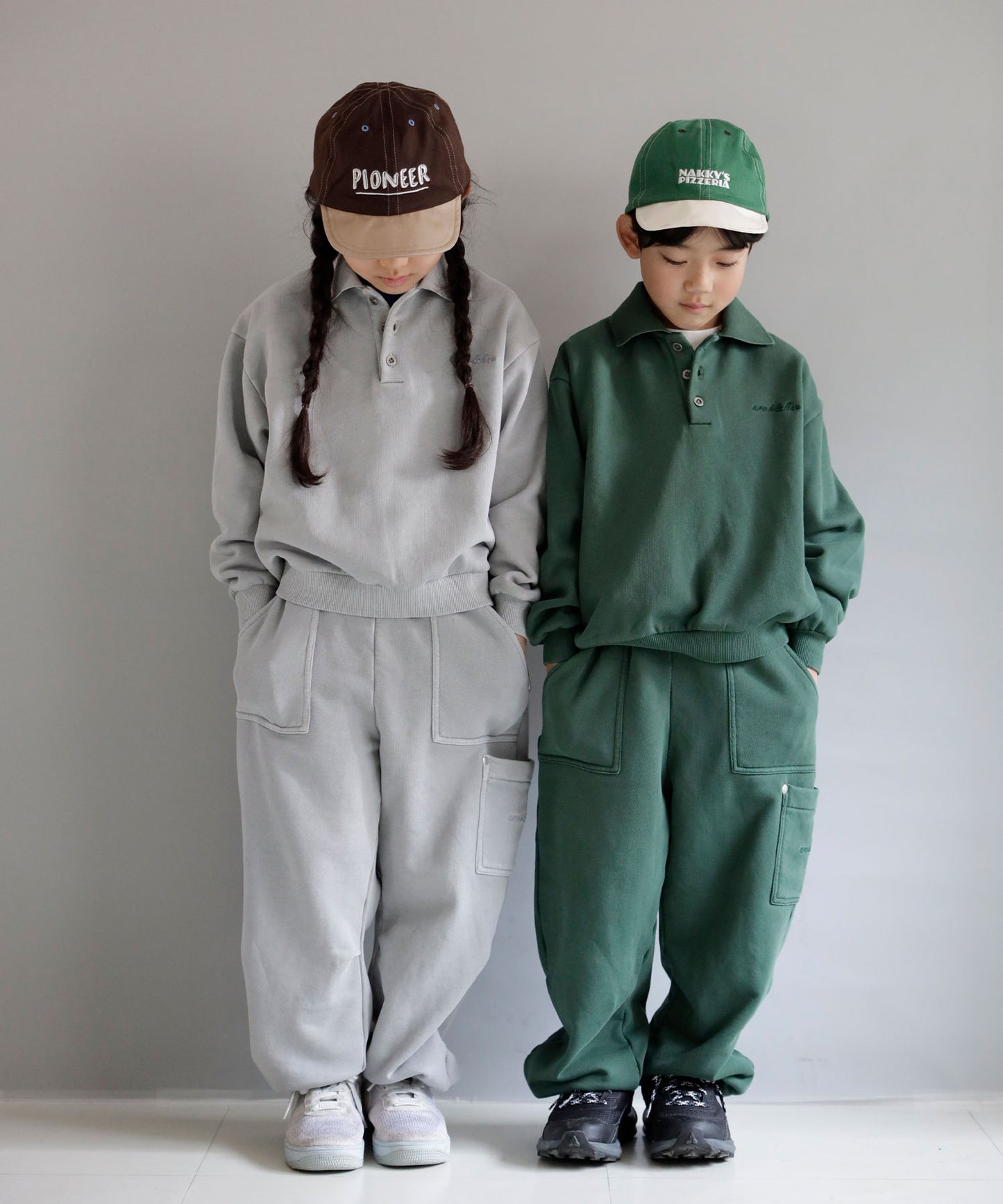 《環境配慮素材》OG TERRY LOOP VINTAGE DYE  POLO［85-145cm］セットアップ対応
