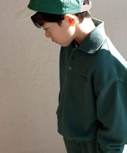 《環境配慮素材》OG TERRY LOOP VINTAGE DYE  POLO［85-145cm］セットアップ対応