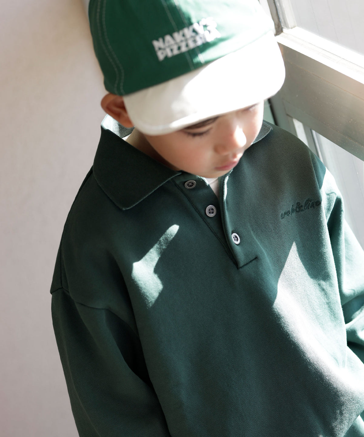 《環境配慮素材》OG TERRY LOOP VINTAGE DYE  POLO［85-145cm］セットアップ対応