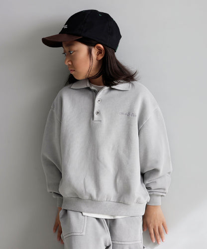 《環境配慮素材》OG TERRY LOOP VINTAGE DYE  POLO［85-145cm］セットアップ対応