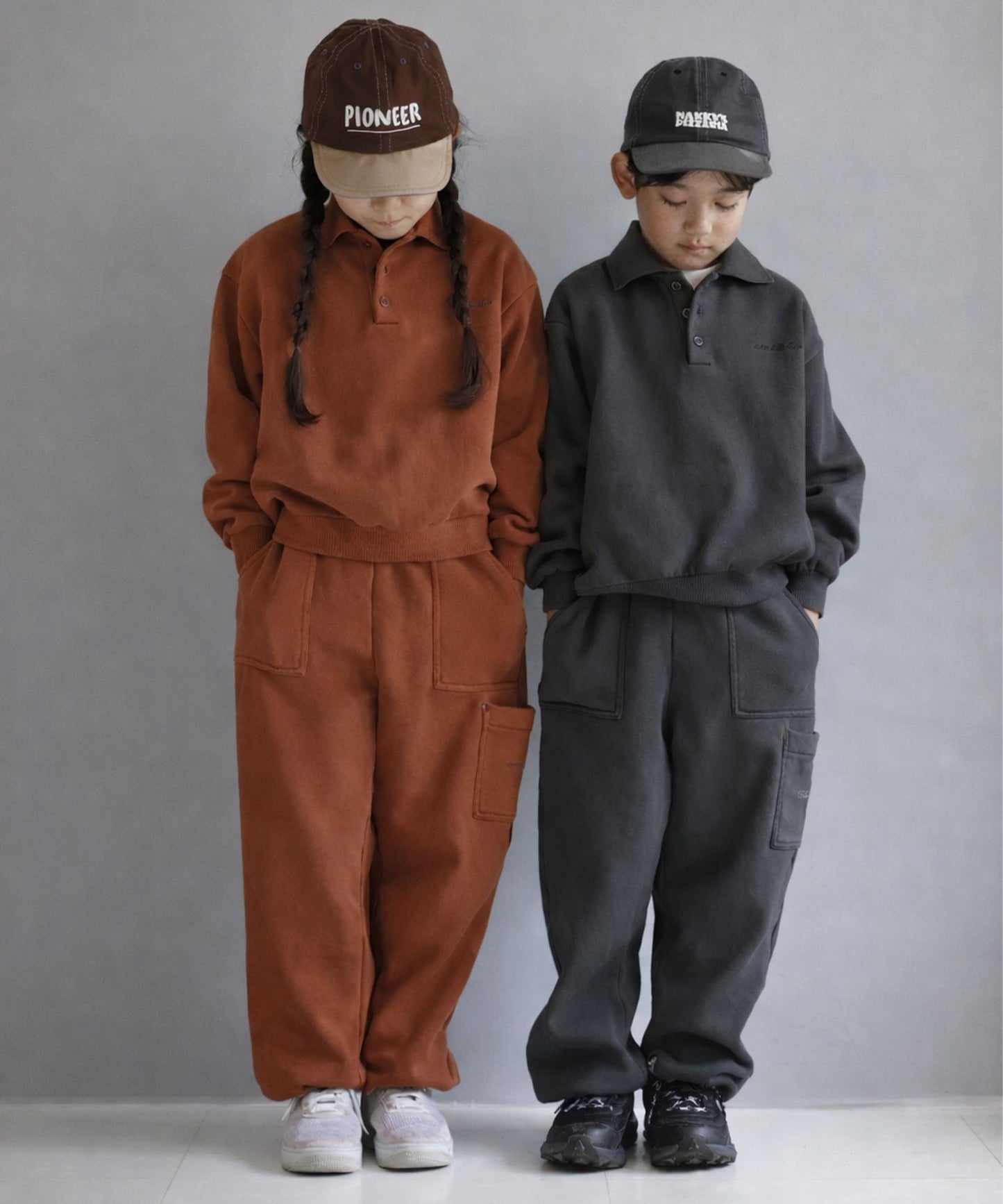 《環境配慮素材》OG TERRY LOOP VINTAGE DYE  POLO［85-145cm］セットアップ対応