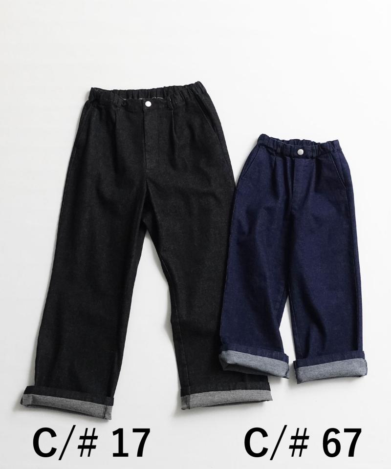CREW WIDE DENIM PANTS［145-175cm］