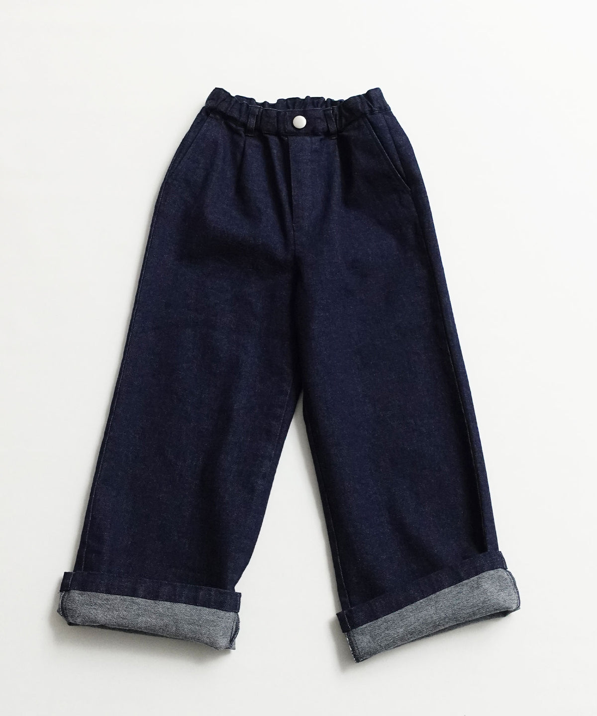 CREW WIDE DENIM PANTS［145-175cm］