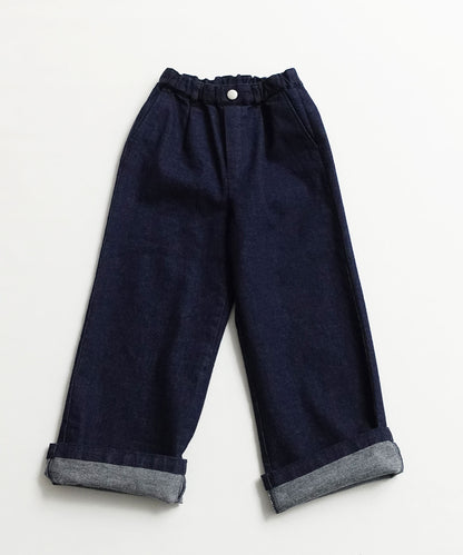 CREW WIDE DENIM PANTS［145-175cm］