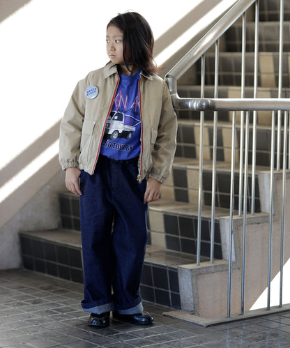 CREW WIDE DENIM PANTS［145-175cm］