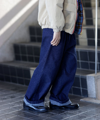 CREW WIDE DENIM PANTS［145-175cm］