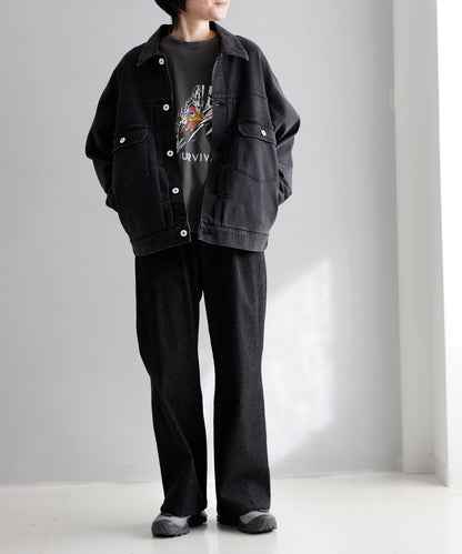 CREW WIDE DENIM PANTS［145-175cm］