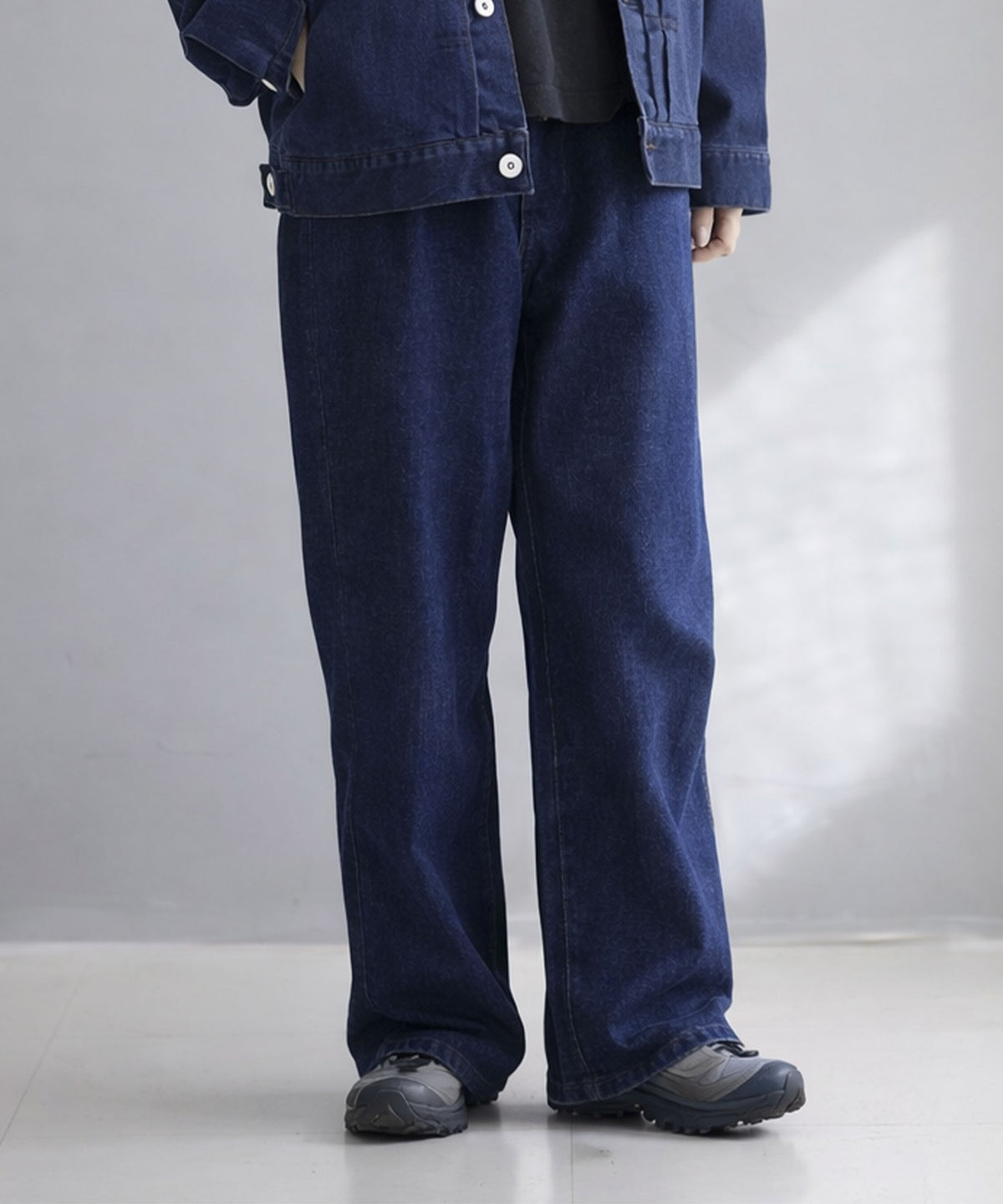 CREW WIDE DENIM PANTS［145-175cm］