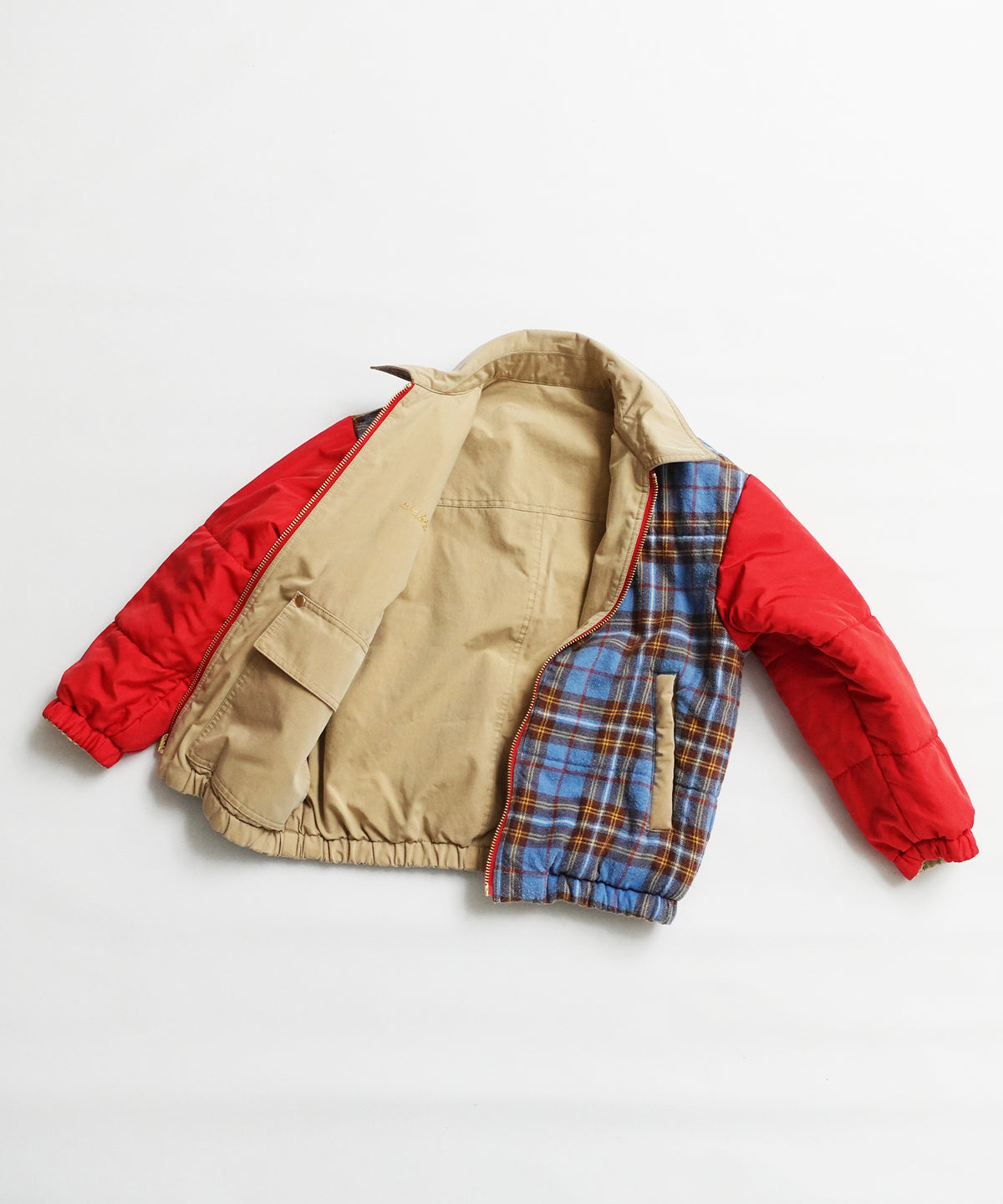 《環境配慮素材》OG×RE.NY REVERSIBLE ZIP BLOUSON［145-175cm］リバーシブル