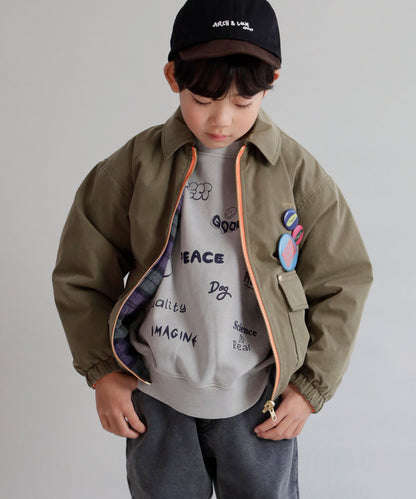 《環境配慮素材》OG×RE.NY REVERSIBLE ZIP BLOUSON［145-175cm］リバーシブル