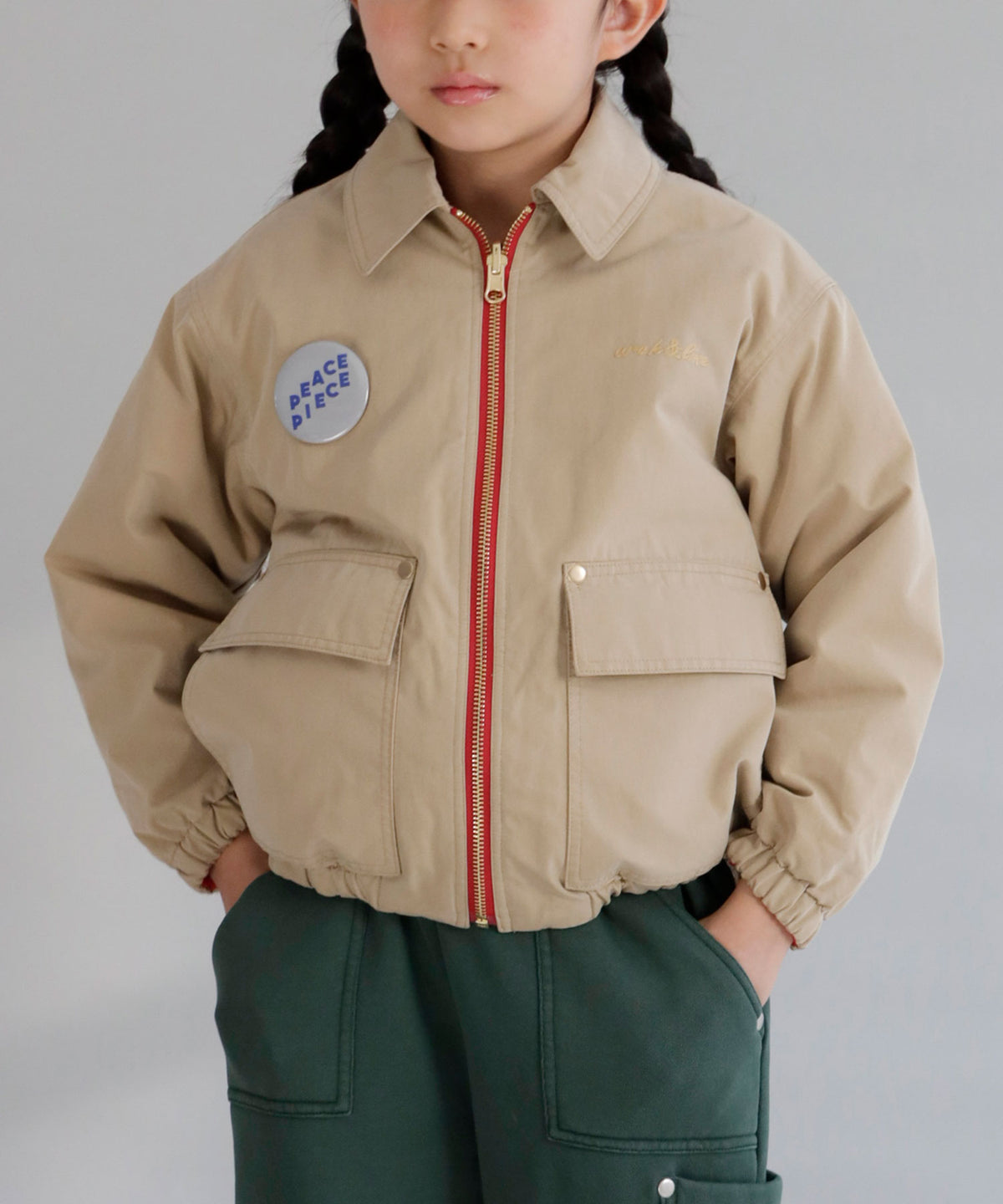 《環境配慮素材》OG×RE.NY REVERSIBLE ZIP BLOUSON［145-175cm］リバーシブル