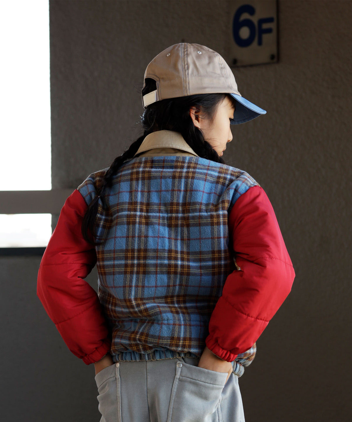 《環境配慮素材》OG×RE.NY REVERSIBLE ZIP BLOUSON［145-175cm］リバーシブル