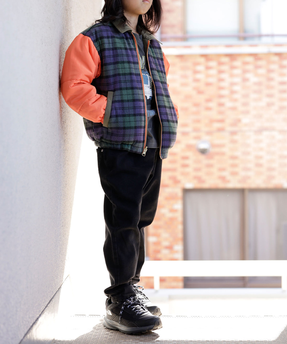 《環境配慮素材》OG×RE.NY REVERSIBLE ZIP BLOUSON［145-175cm］リバーシブル