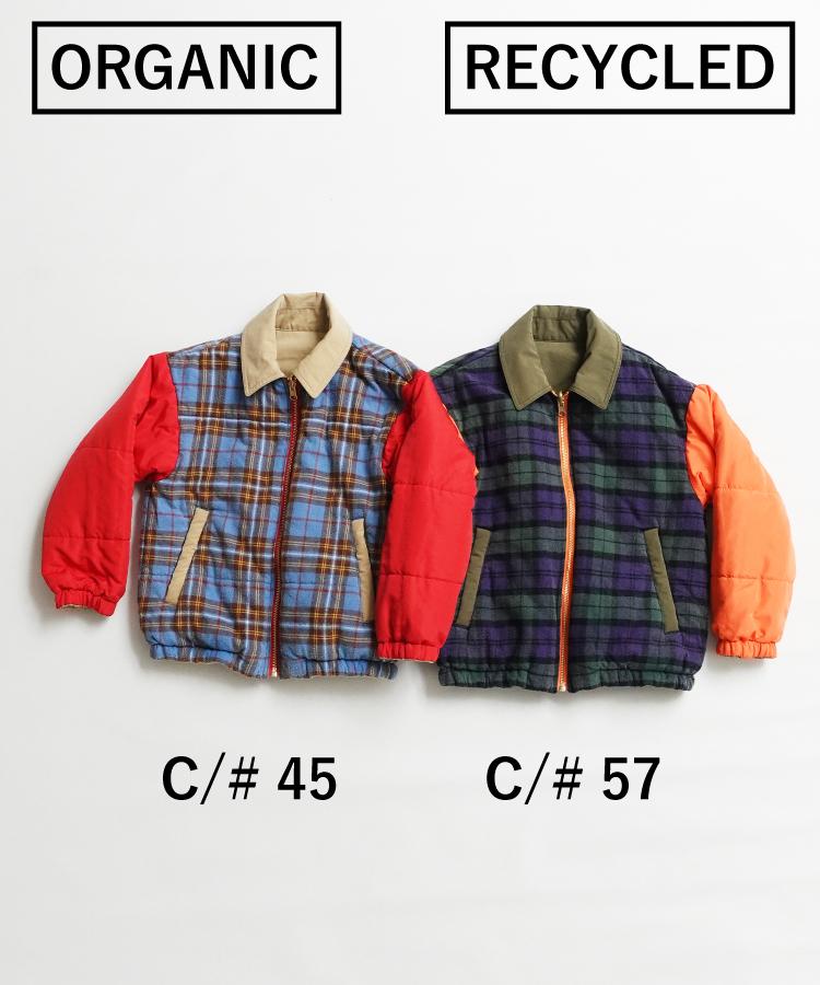 《環境配慮素材》OG×RE.NY REVERSIBLE ZIP BLOUSON［100-145cm］リバーシブル