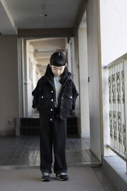 CREW WIDE DENIM PANTS［145-175cm］