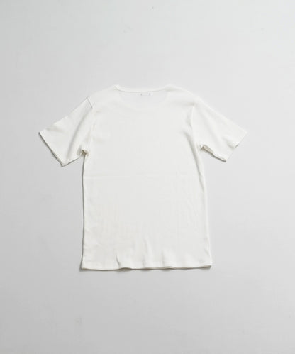 COTTON RIB H/S TEE