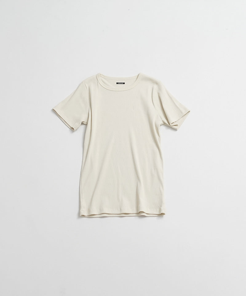 COTTON RIB H/S TEE