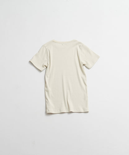 COTTON RIB H/S TEE