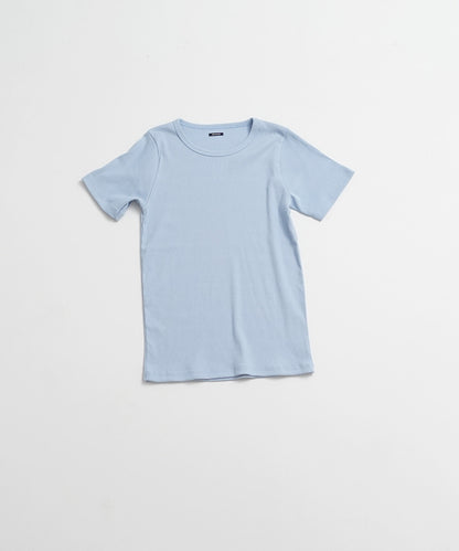 COTTON RIB H/S TEE