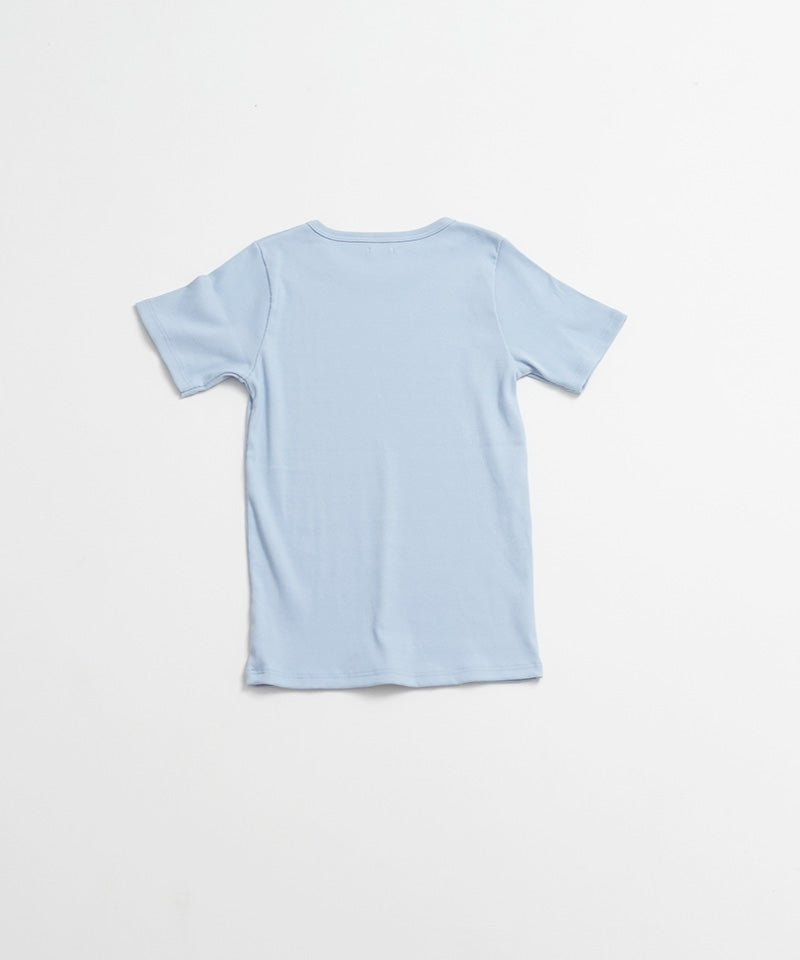 COTTON RIB H/S TEE