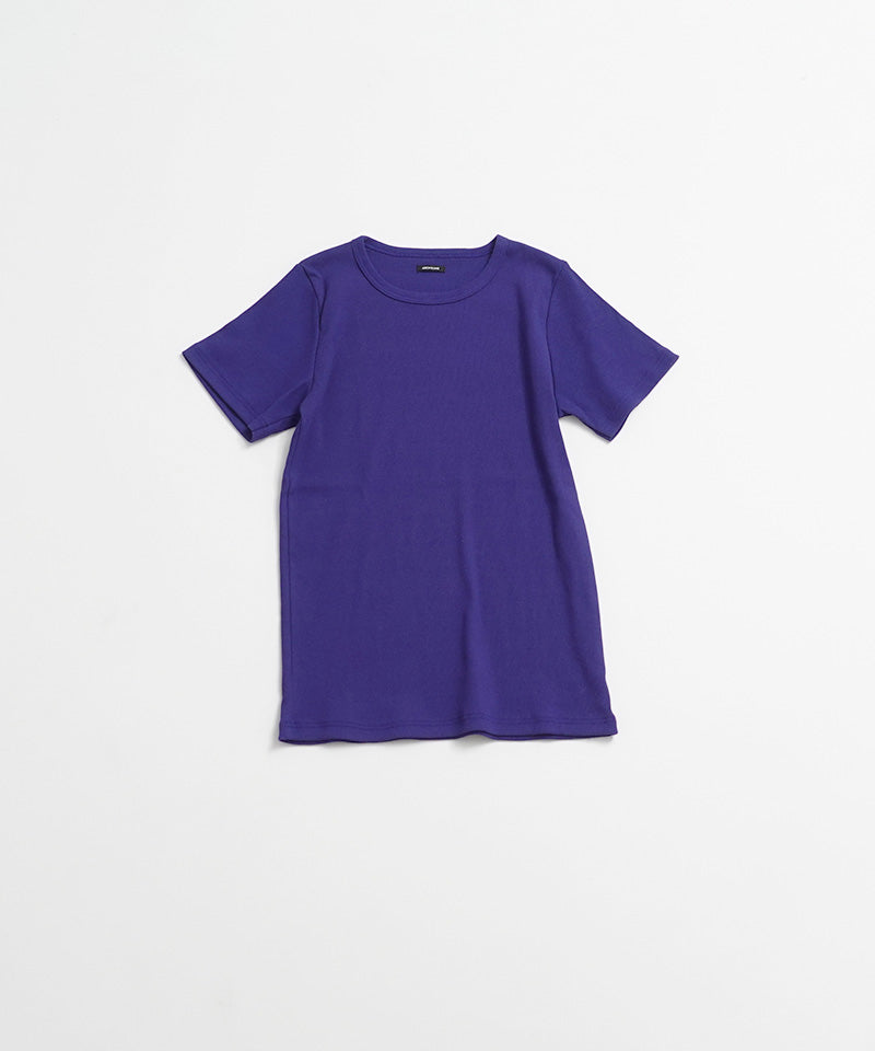 COTTON RIB H/S TEE