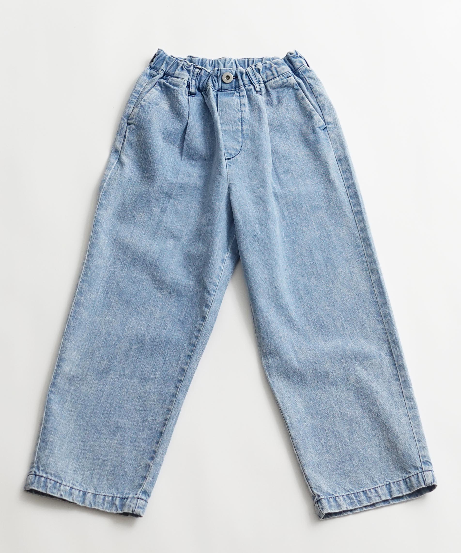 環境配慮素材》 OG DENIM CREW PANTS オーガニックコットン ブリーチデニム オールシーズン素材［145-175cm］ –  ARCH&LINE