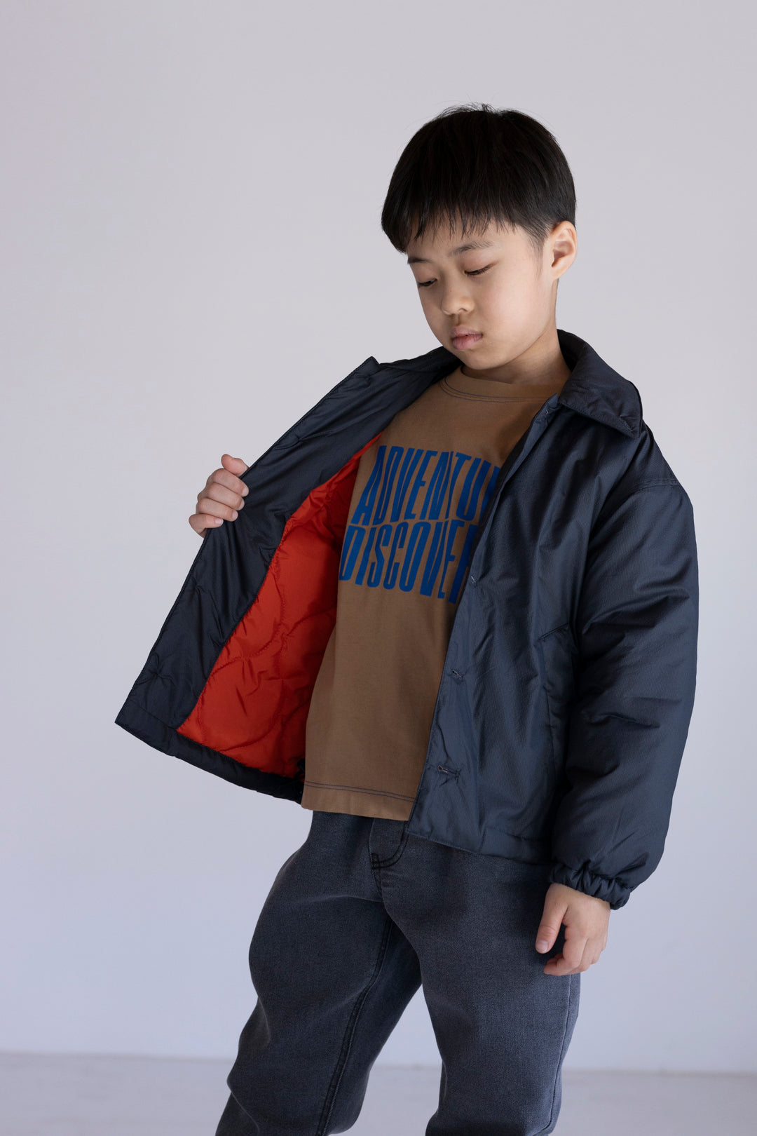NYLON PADDING BLOUSON (100-145cm)
